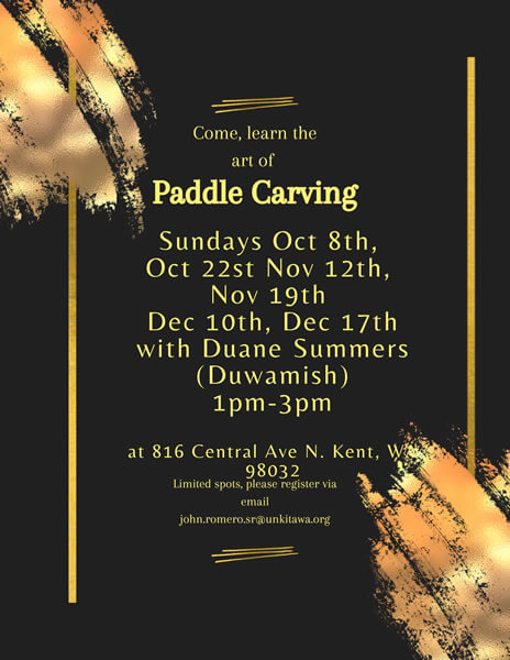 Paddle Carving - Unkitawa