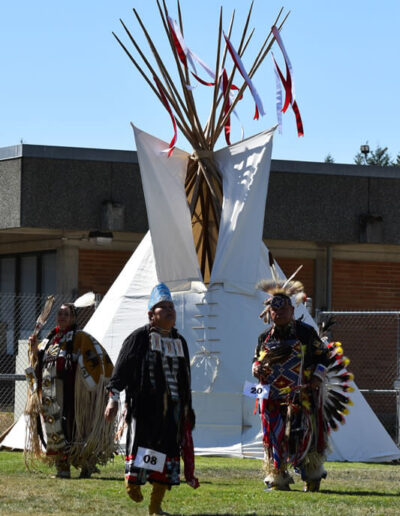 Teepee and Dancers at a Reentry Powwow