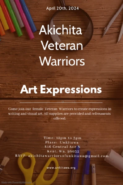 Akichita Veteran Warriors Art Expressions - 4-20-2024