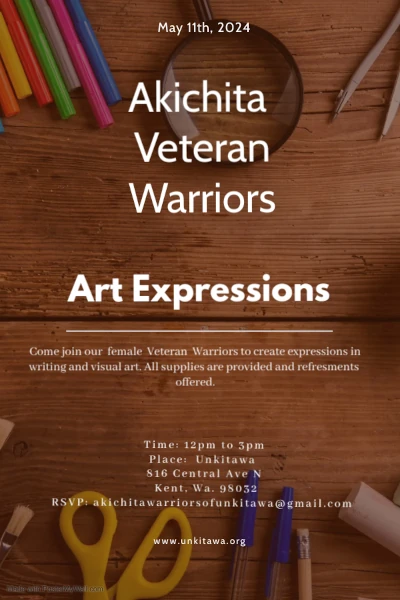 Akichita Veteran Warriors Art Expressions - 5-11-2024