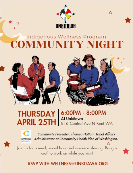 Indigenous Wellness Program Community Night - 4-25-24