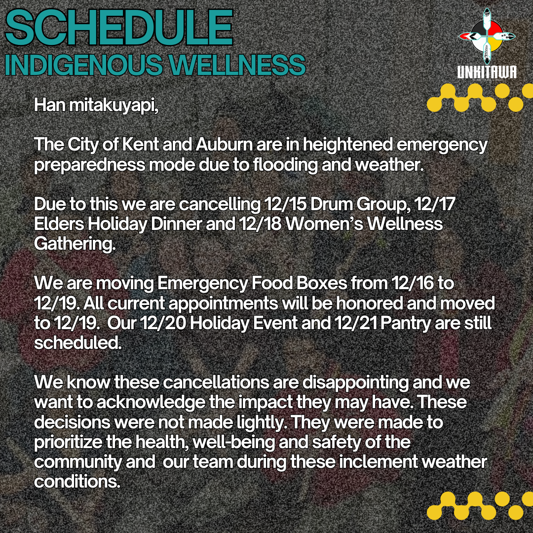 Weather Cancellations Notice